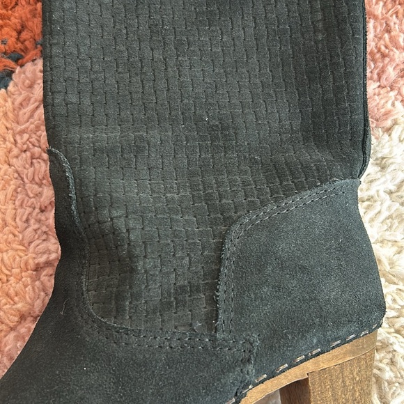 Sanita Lola Mae Black Suede Danish Clog Boots 37 EUC - Picture 8 of 9